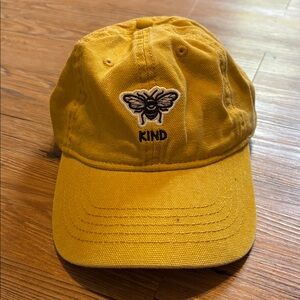 Yellow Bee Embroidered Cap
